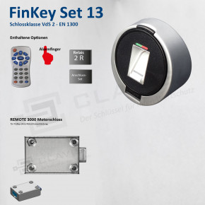 Carl Wittkopp FinKey FS Fingerprint biometrisches Tresorschloss Fingerabdruck, Cawi