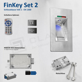 Carl Wittkopp FinKey SL Fingerprint biometrisches Tresorschloss Fingerabdruck, Cawi